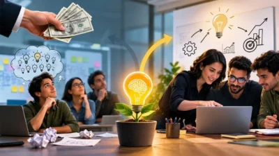 تأثیر پاداش نقدی بر کیفیت نوآوری و ایده‌پردازی کارکنان در سازمان